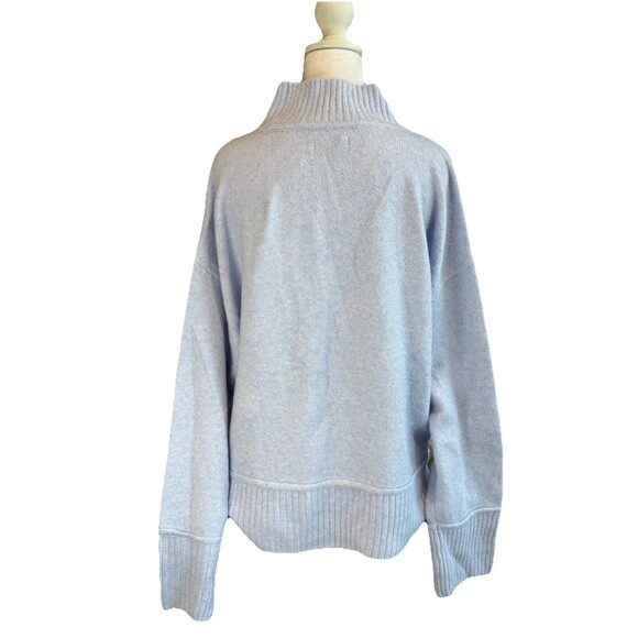 Nine West Pullover Sweater Size Large Lavender Knit Women's Mock Neck NWT - Picture 4 of 7